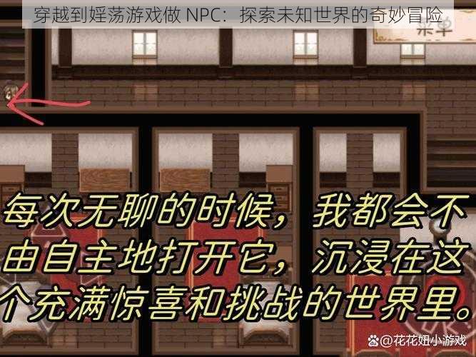 穿越到婬荡游戏做 NPC：探索未知世界的奇妙冒险